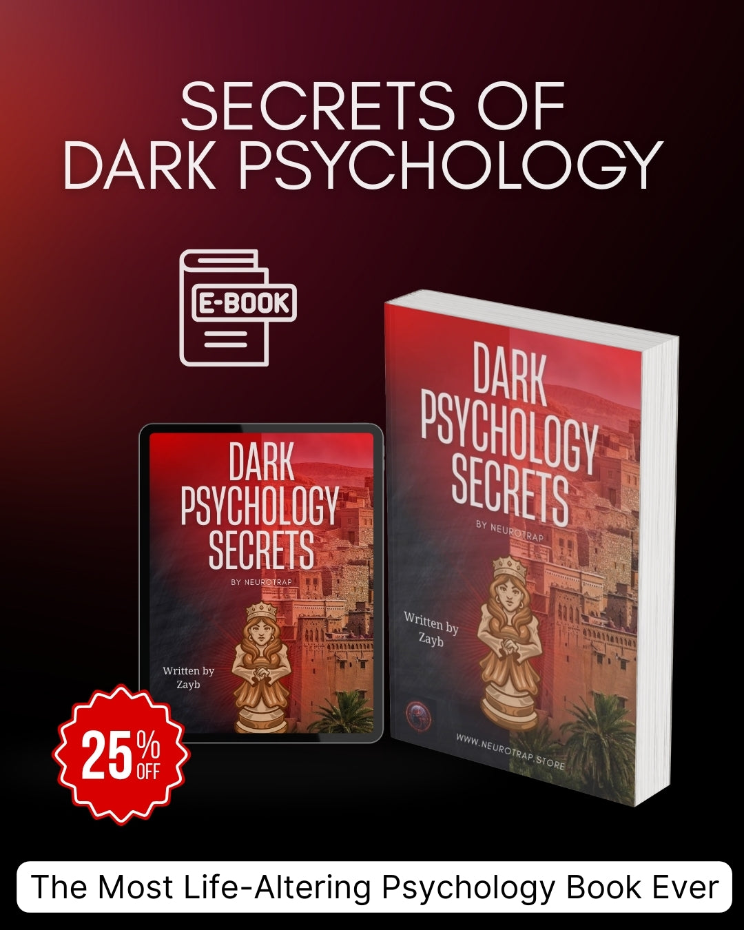 Dark Psychology Secrets eBook - Master Manipulation, Influence & Mind Control - Neurotrap